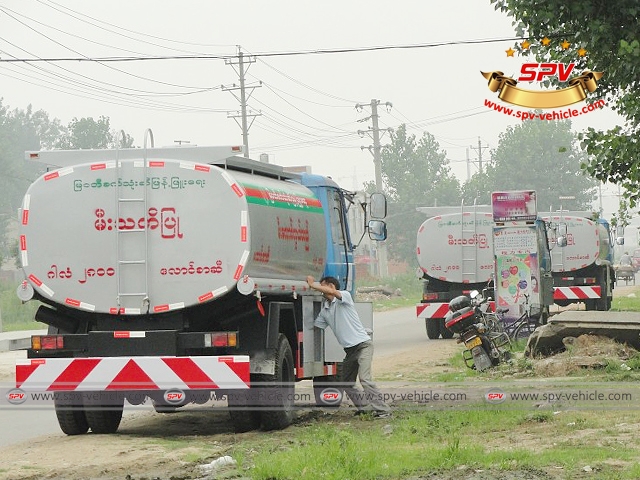 To Sudan: 5 Units of Fuel Tank Truck Dongfeng-4X2